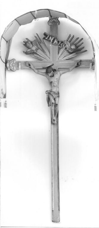 croce processionale - manifattura laziale (seconda metà sec. XVIII)