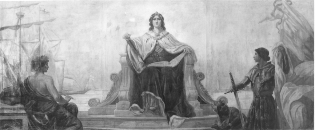 allegoria di Genova (dipinto) - ambito Italia settentrionale (prima metà sec. XIX)