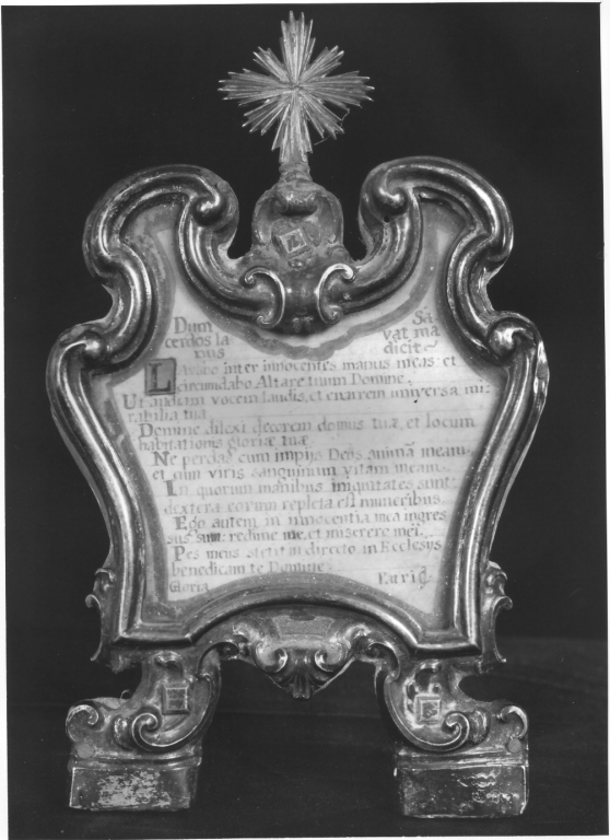 cartagloria - ambito Italia centro-meridionale (seconda metà sec. XVII)