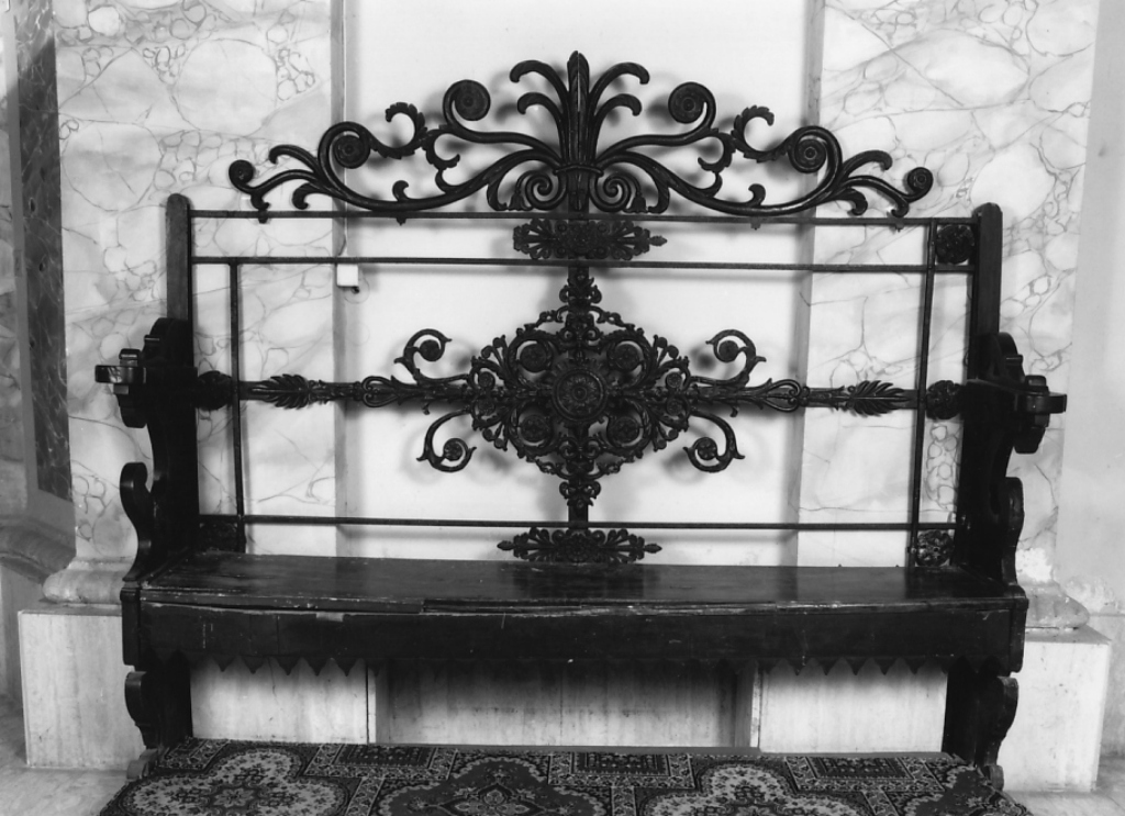 panca - produzione laziale (seconda metà sec. XIX)