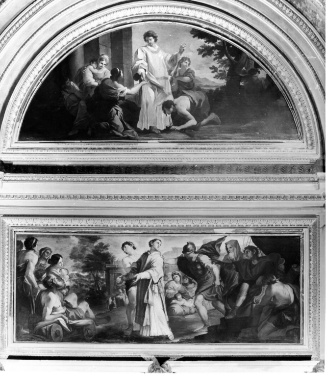 San Lorenzo condannato al martirio (dipinto) di Locatelli Pietro (sec. XVII)