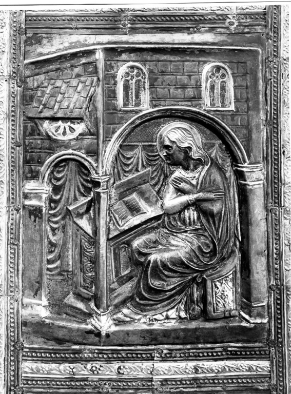 Madonna annunciata (rilievo) - ambito senese (sec. XV)