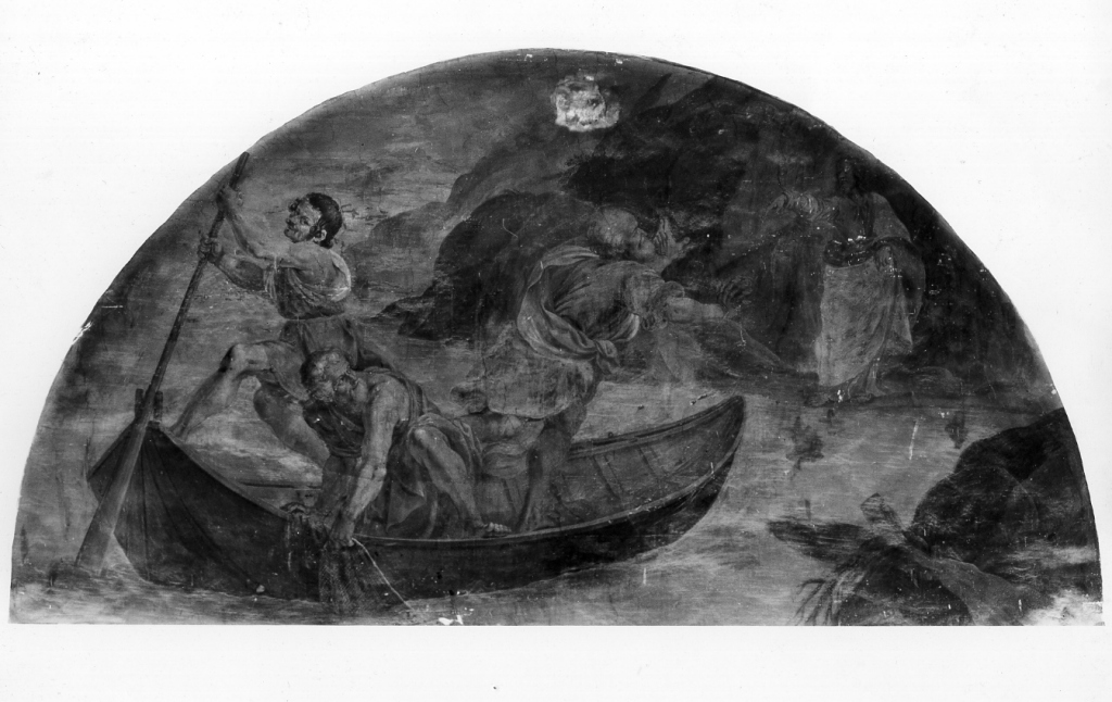 vocazione di San Pietro, storie di Cristo (dipinto) di Manenti Vincenzo (sec. XVII)