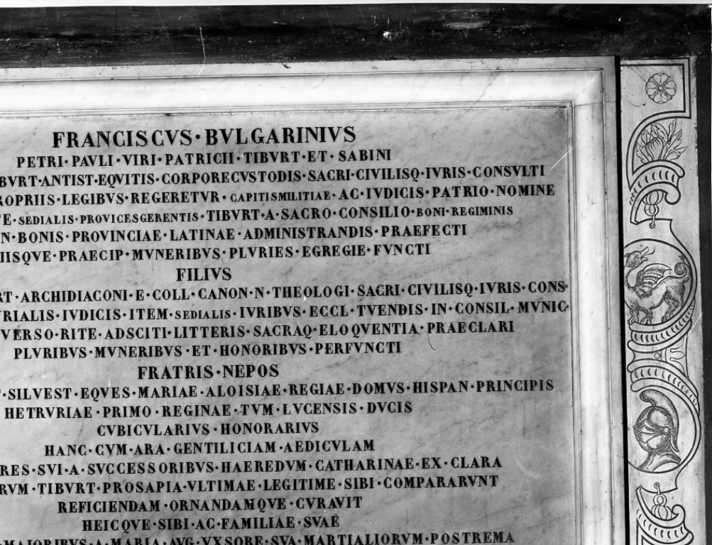 lapide - ambito laziale (sec. XIX)