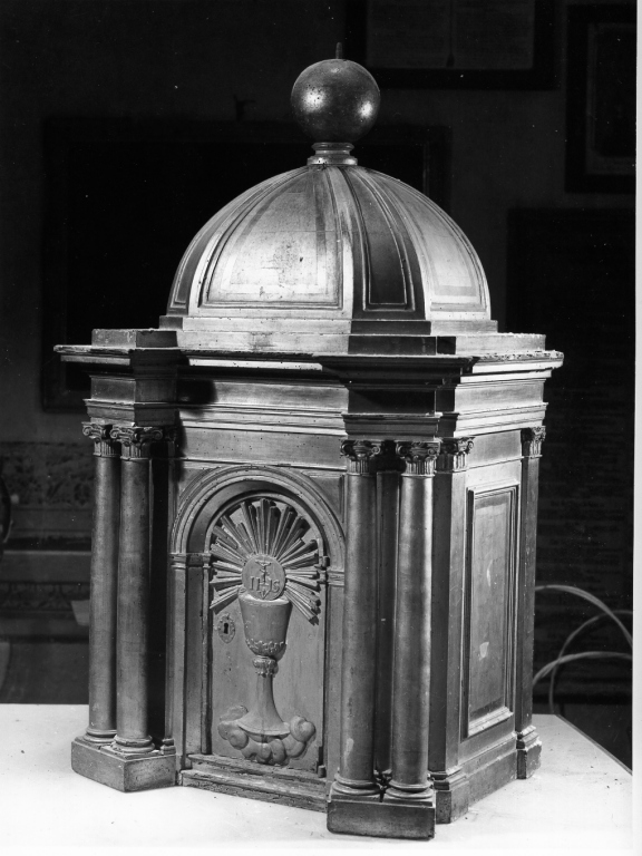 tabernacolo - a tempietto - ambito laziale (sec. XIX)