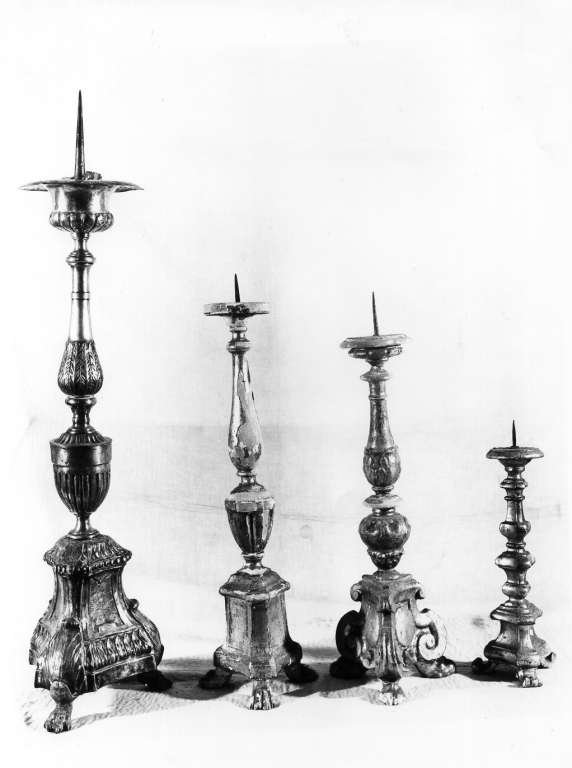 candeliere, serie - ambito romano (secc. XVIII/ XIX)