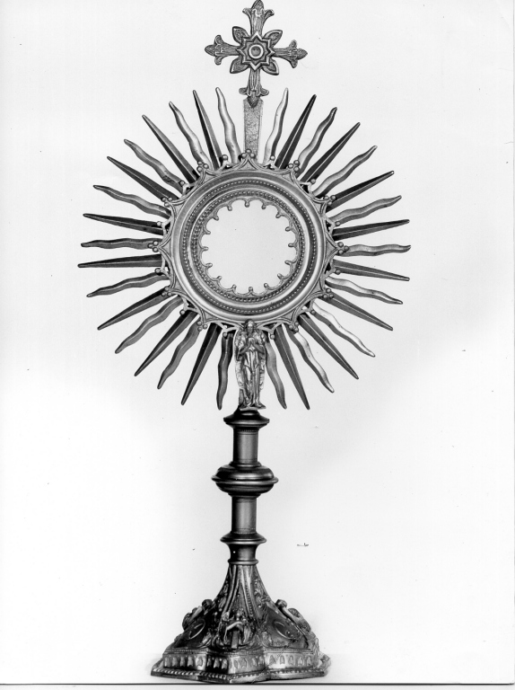 ostensorio - ambito romano (sec. XIX)