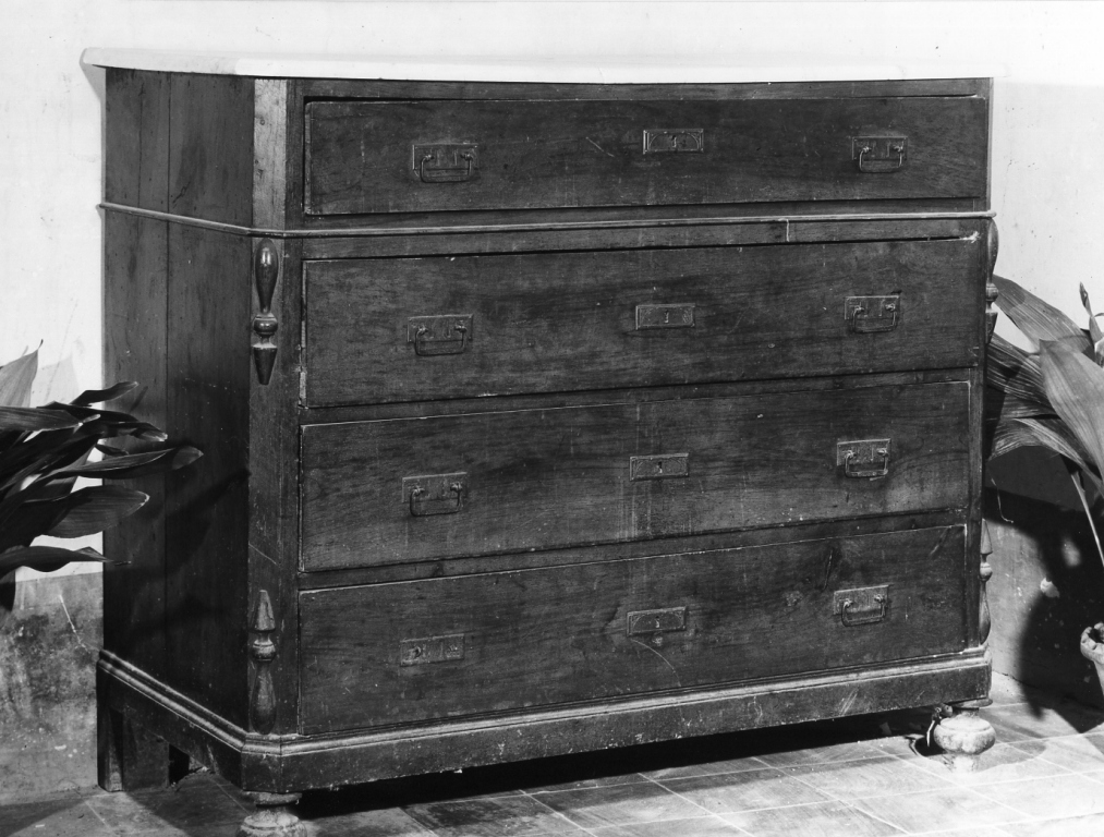 cassettone - ambito romano (fine sec. XIX)