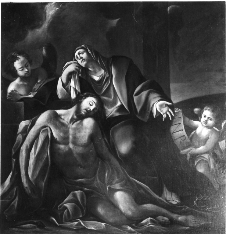 Pietà (dipinto) - ambito romano (seconda metà sec. XVIII)