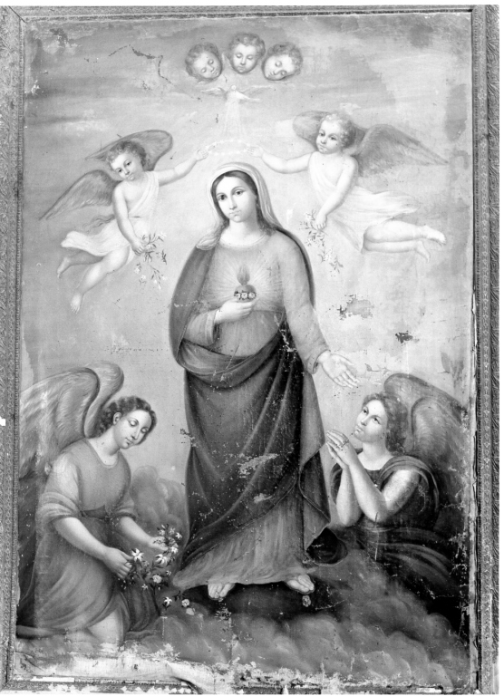 La carità di San Tommaso da Villanova (dipinto) di Gagliardi Pietro (sec. XIX)
