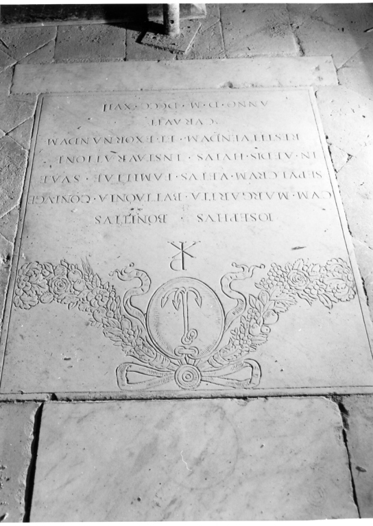 lapide tombale - ambito romano (sec. XIX)