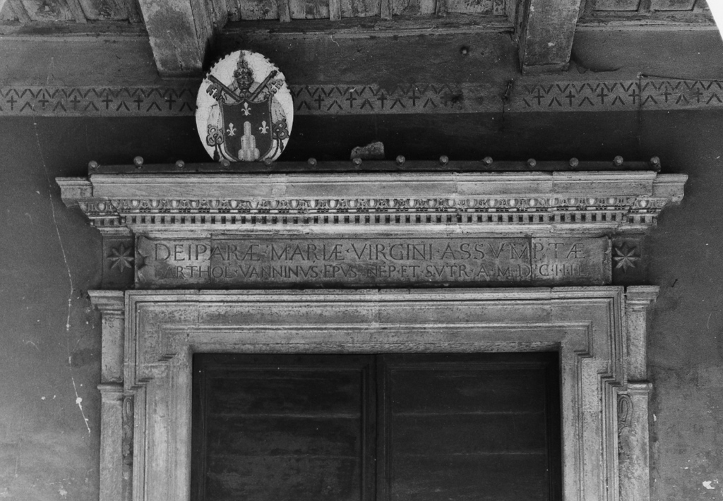 portale maggiore - ambito laziale (sec. XVII)