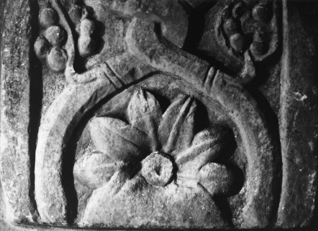 pilastrino, frammento - ambito laziale (sec. VII)