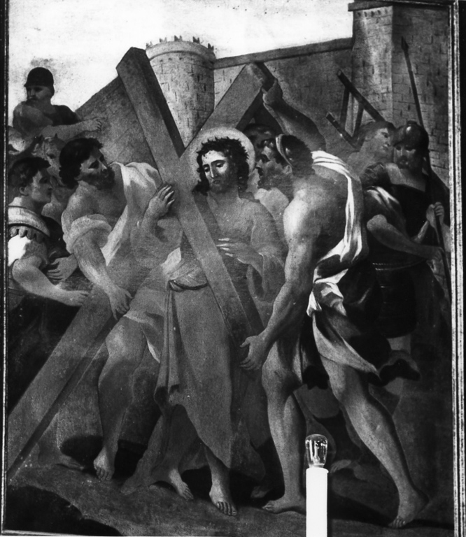 stazioni della via crucis (dipinto, ciclo) - ambito laziale (sec. XIX)