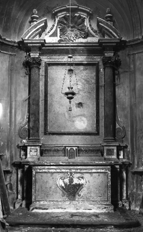 altare - a edicola - ambito Italia centrale (prima metà sec. XVIII)