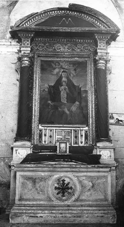 altare - a edicola - ambito laziale (metà sec. XVI)