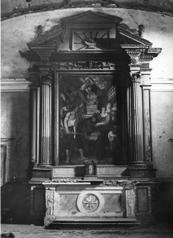 altare maggiore - ambito laziale (metà sec. XVI)