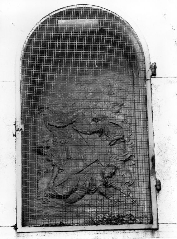 stazioni della via crucis (rilievo) di Franchi Giuseppe, Mancini Giuseppe (sec. XVIII)