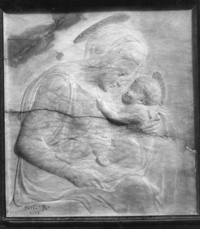 Madonna con Bambino (rilievo) di Bardi Donato di Niccolò detto Donatello (cerchia) (sec. XVI)