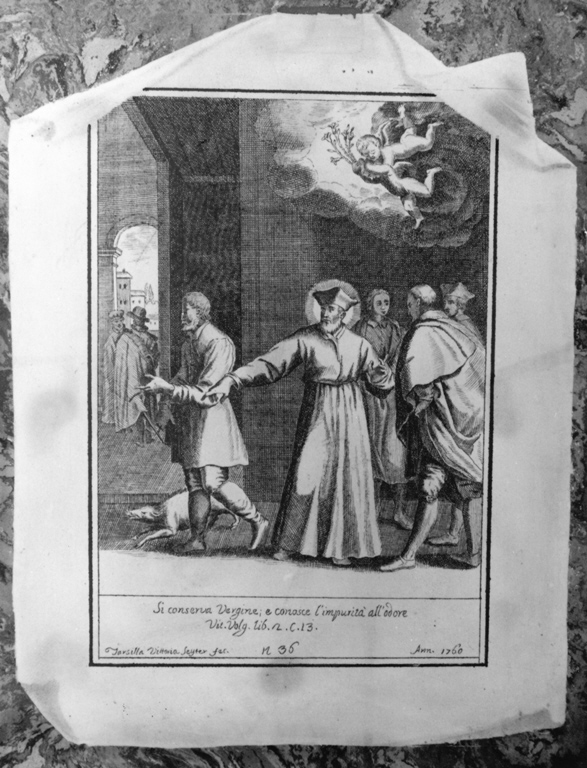 San Filippo Neri (lastra, serie) di Seyter Tarsilla Vittoria (sec. XVIII)