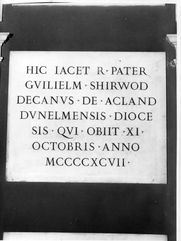 lapide tombale - ambito romano (sec. XV)