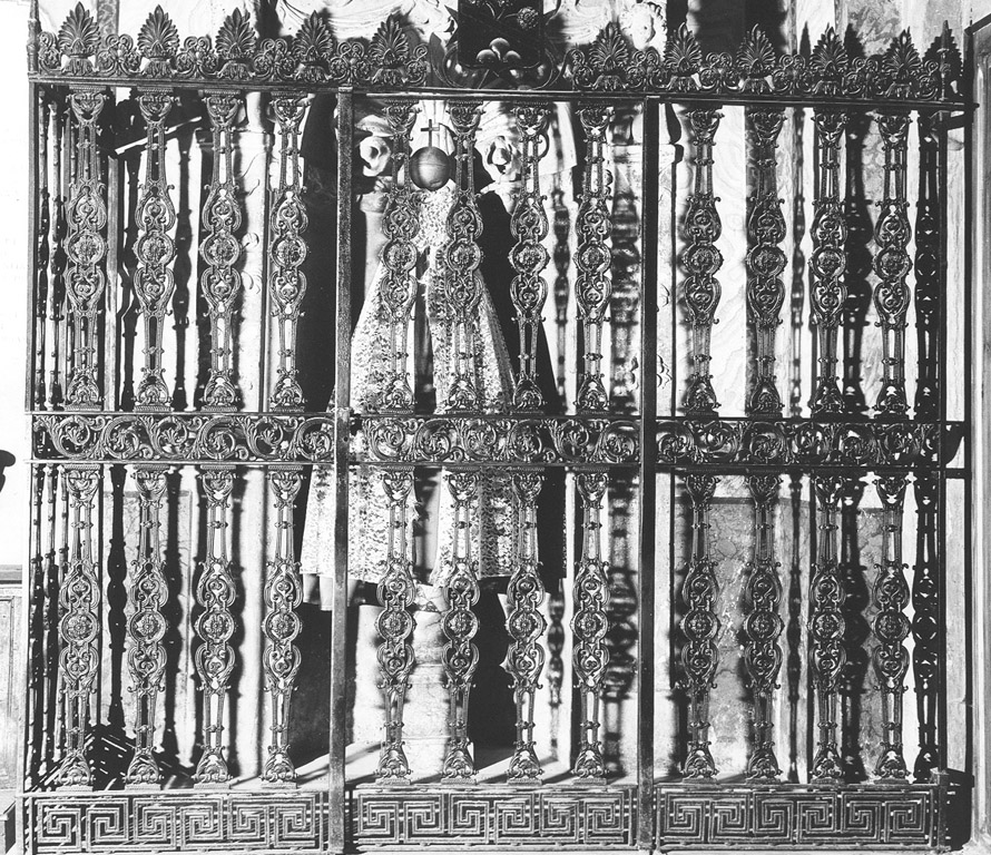 cancellata del fonte battesimale - ambito italiano (sec. XIX)