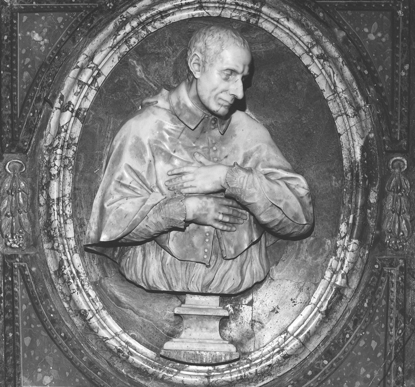 San Carlo Borromeo (busto) - ambito italiano (prima metà sec. XVIII)