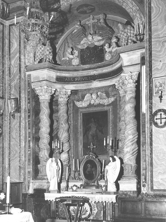 mostra d'altare - ambito italiano (sec. XVII)