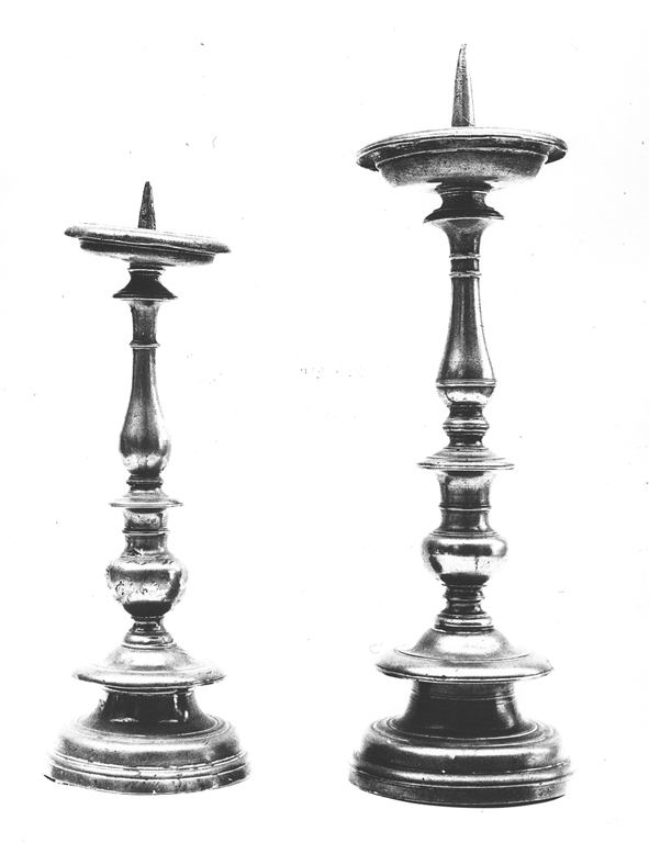 candelabro, serie - ambito italiano (sec. XVII)