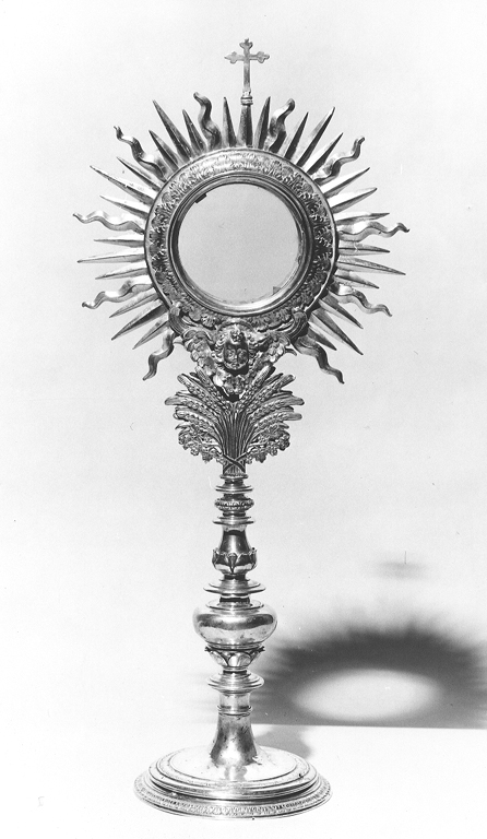 reliquiario - a ostensorio - ambito italiano (sec. XVII)