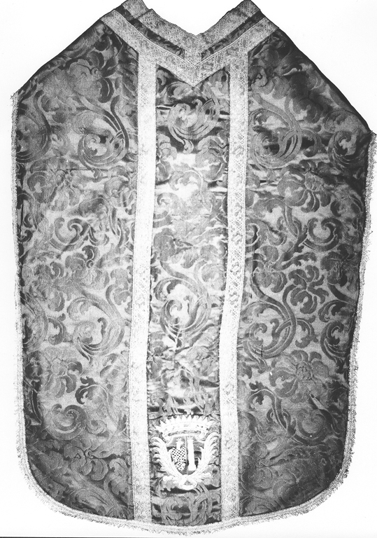 paramento liturgico - in terzo - ambito italiano (secc. XVII/ XVIII)