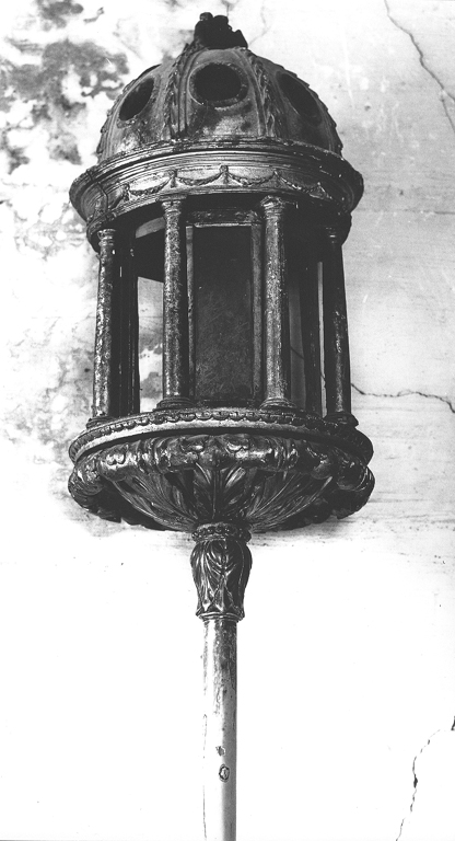 lanterna processionale, coppia - ambito italiano (sec. XIX)