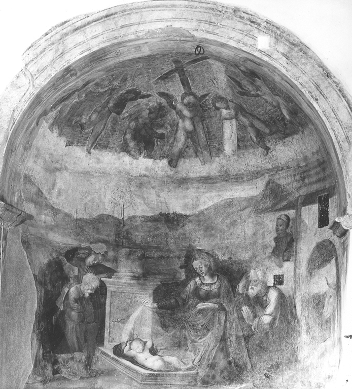 adorazione dei pastori (dipinto) - ambito italiano (sec. XVI)