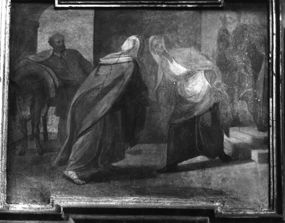 visitazione (dipinto) di Pozzo Andrea, Colli Antonio (sec. XVII)