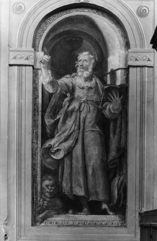 San Marco Evangelista (dipinto) di Nebbia Cesare (sec. XVI)