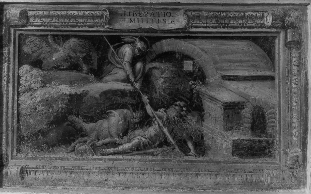 San Marco e il miracolo del saraceno (dipinto) di Nebbia Cesare (sec. XVI)