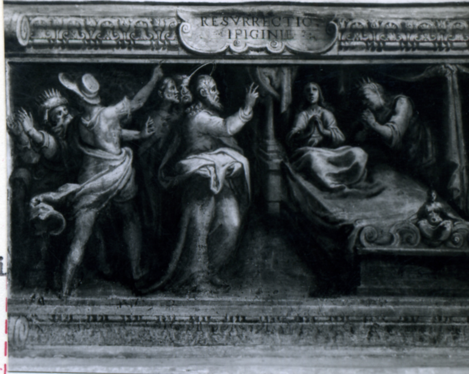San Giovanni resuscita Ifigenia (dipinto) di Nebbia Cesare (sec. XVI)