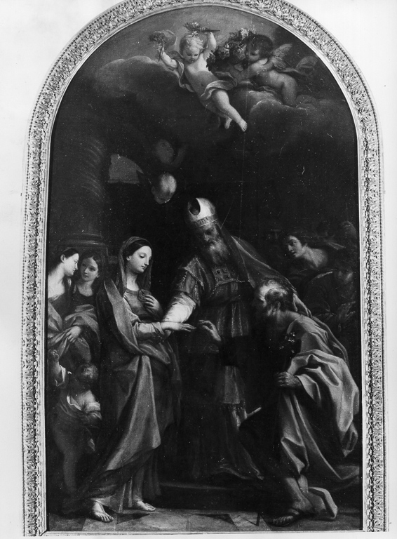 Sposalizio di Maria Vergine (dipinto) di Berrettoni Nicolò (sec. XVII)