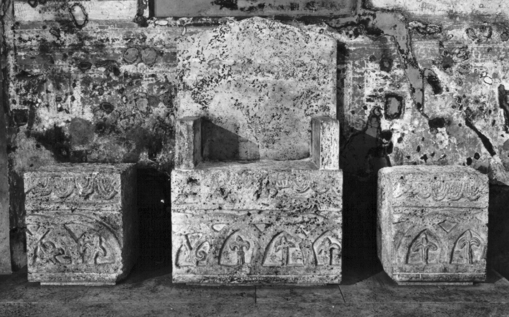 lastra, frammento - ambito laziale (secc. XI/ XII)