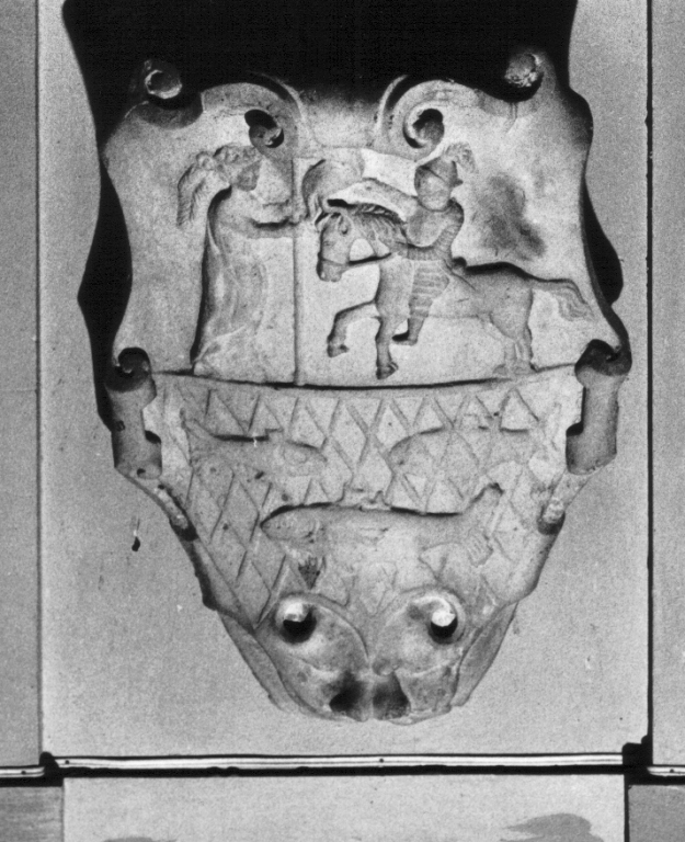 stemma comunale di Rieti (rilievo) - ambito laziale (fine/inizio secc. XVII/ XVIII)