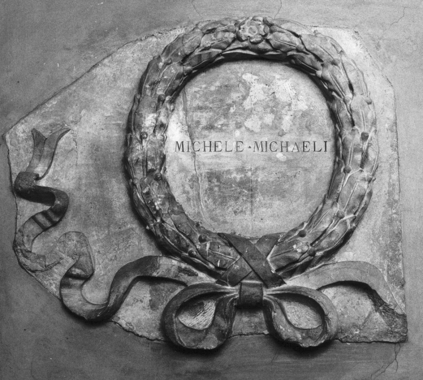 corona di alloro (rilievo) - ambito laziale (fine sec. XIX)