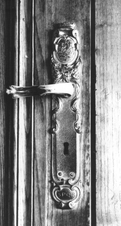 maniglia di porta - ambito laziale (inizio sec. XX)