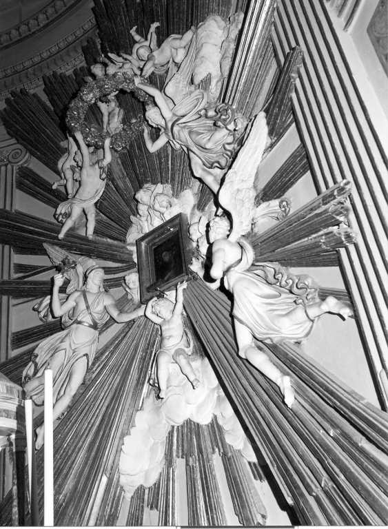 gloria di angeli (decorazione plastica) di Pacetti Vincenzo (sec. XIX)