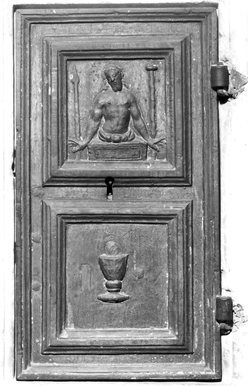sportello di tabernacolo - ambito romano (secondo quarto sec. XVI)