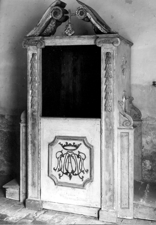 confessionale - ambito romano (secc. XVIII/ XIX)