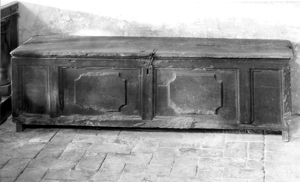 cassapanca - ambito Italia centrale (sec. XIX)
