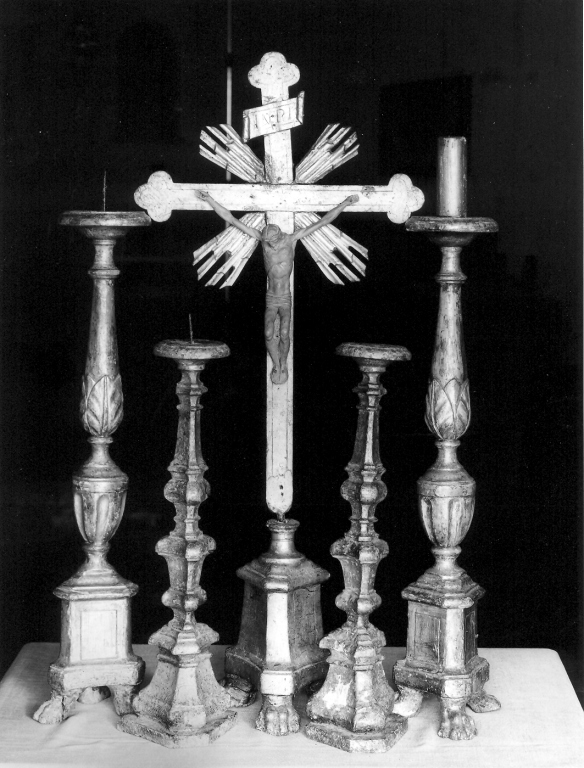 servizio d'altare - ambito romano (sec. XIX)