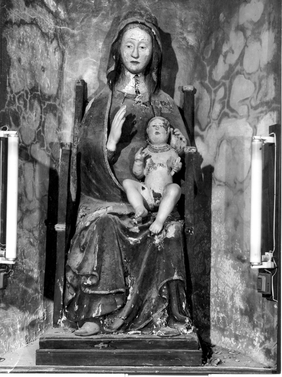Madonna con bambino (statua) - ambito Italia centrale (sec. XV)