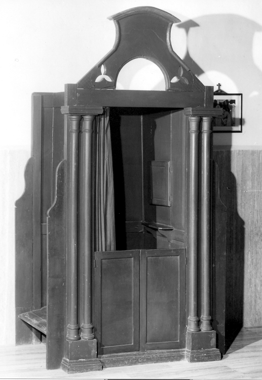 confessionale - ambito romano (fine/inizio secc. XIX/ XX)