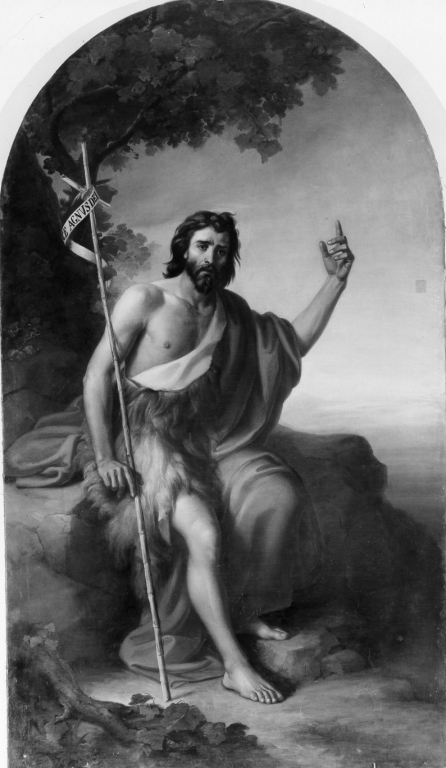San Giovanni Battista (dipinto) - ambito laziale (sec. XIX)